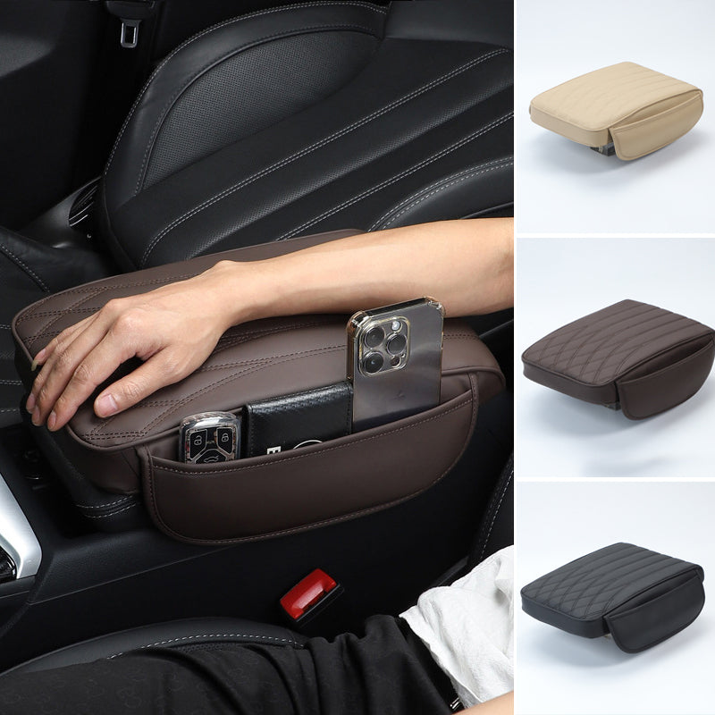 Universal Leather Car Armrest Mat