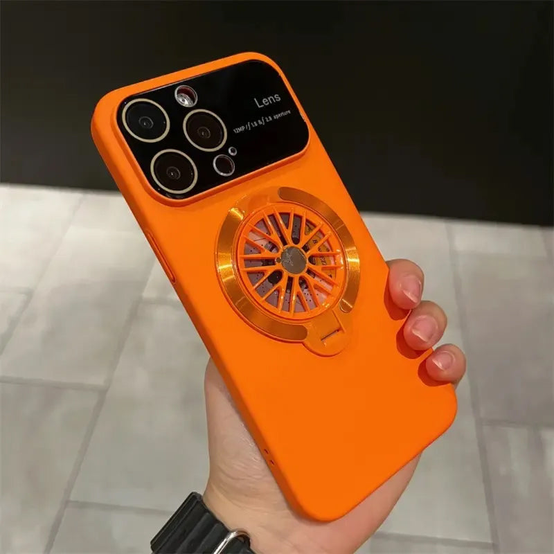 Rotating gyroscope phone case
