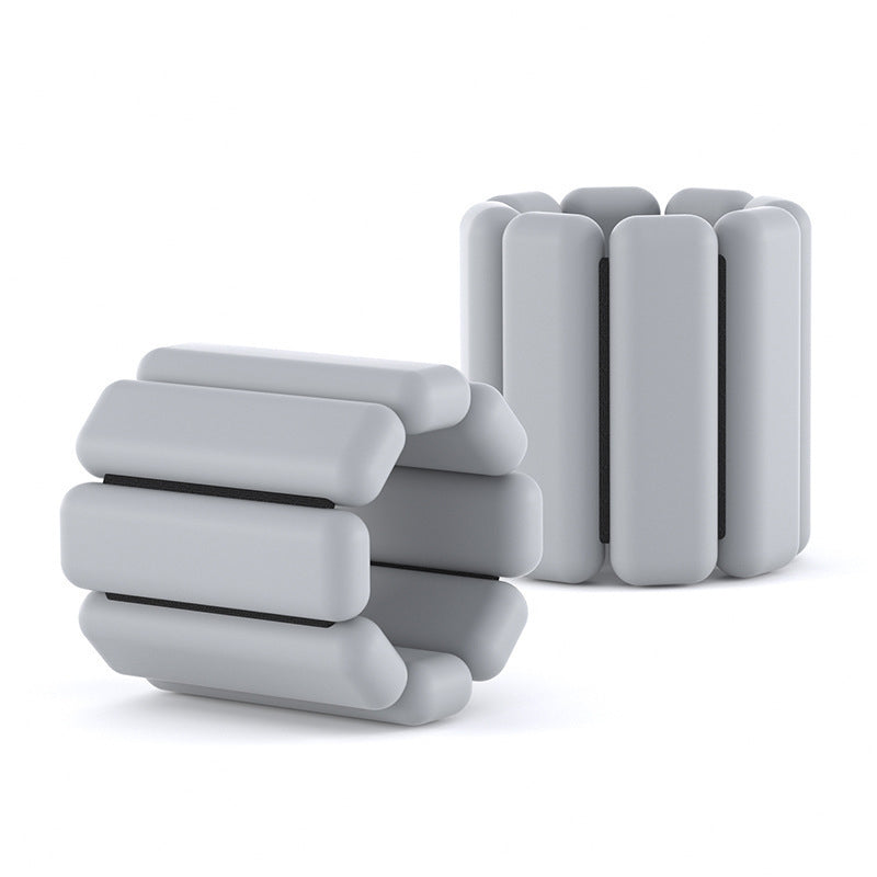 Weighted silicone sports wristband